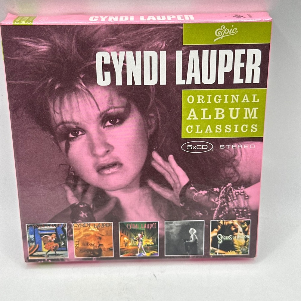 Cyndi Lauper Original Album Classics 5 CD Box Set Shes So Unusual True Colors NM